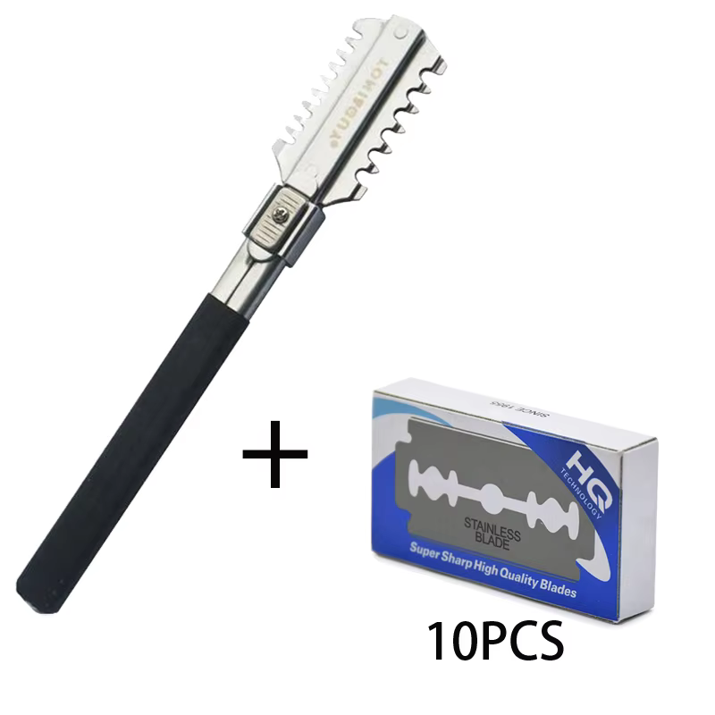 Men'S Grooming Room - Double-Edge Shaving Haircut Razor Knife Blades