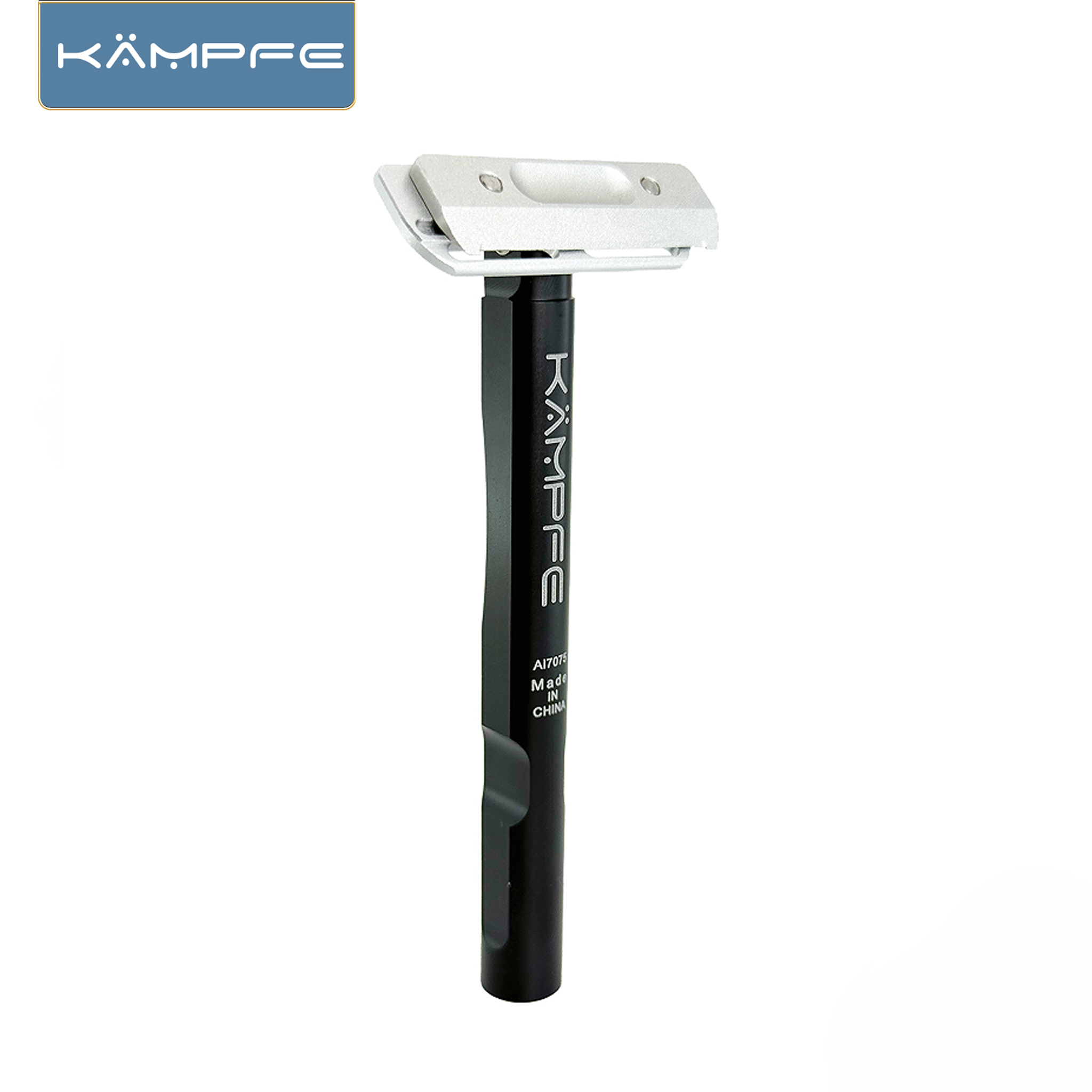 Men'S Grooming Blade - KAMPFE Aluminum CNC Carving Single Blade
