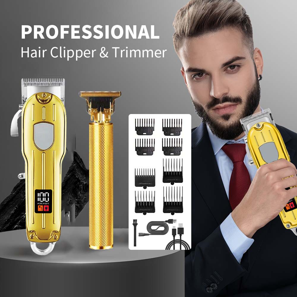 Men'S Grooming Blade - 2 in 1 Electric Hair Clipper