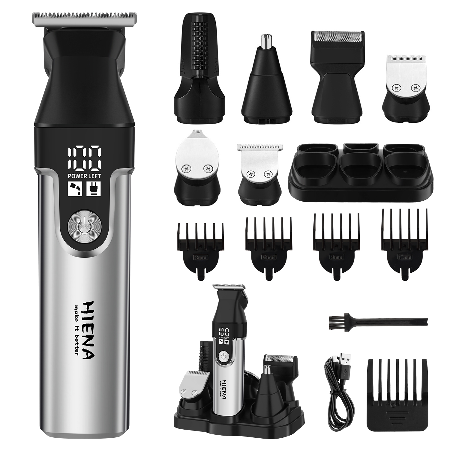 Men'S Grooming Blade - HIENA Professional Multifunctional Hair Clipper Set,