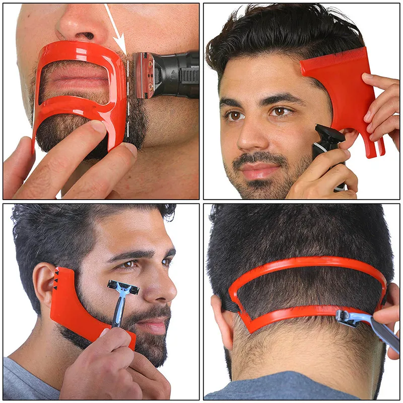 2/4Pcs Men's Beard Combs Hair  - Men'S Grooming Room 评论和价格