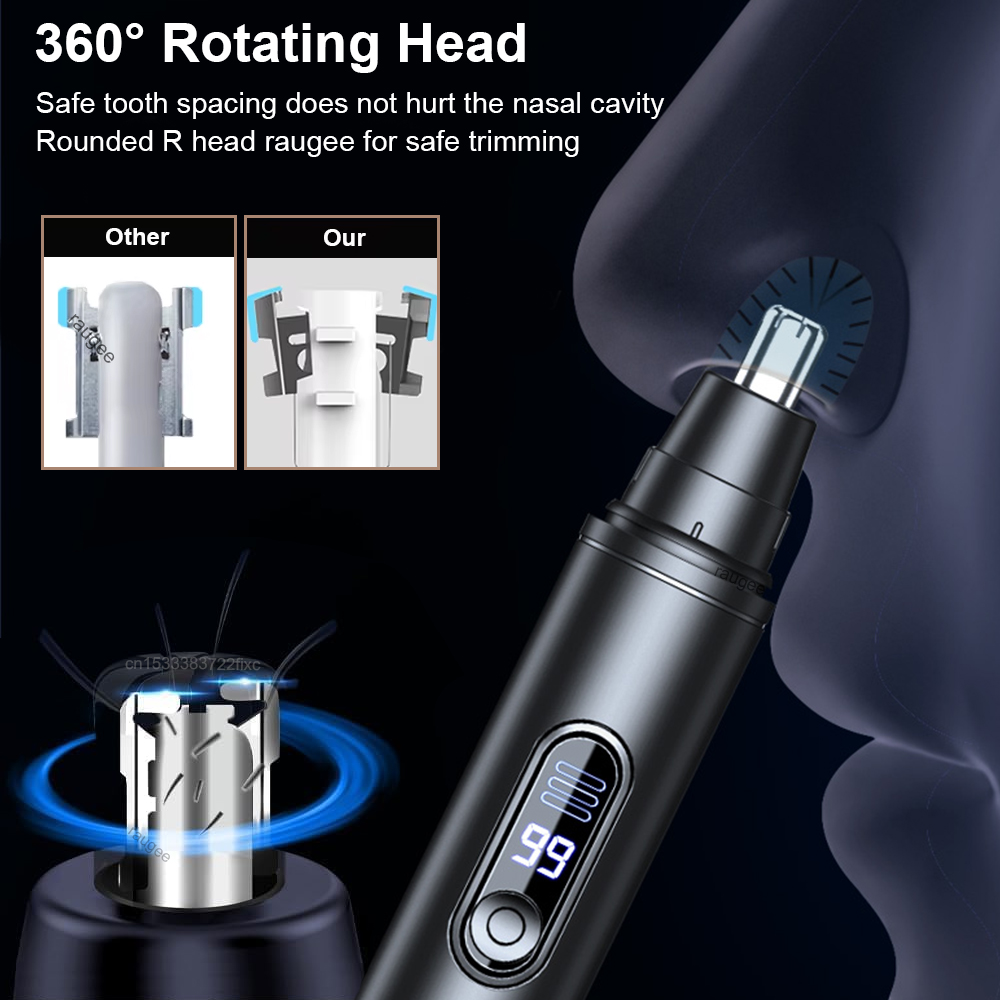 Nose Hair Trimmer for Men Elec - Men'S Grooming Room 评论和价格