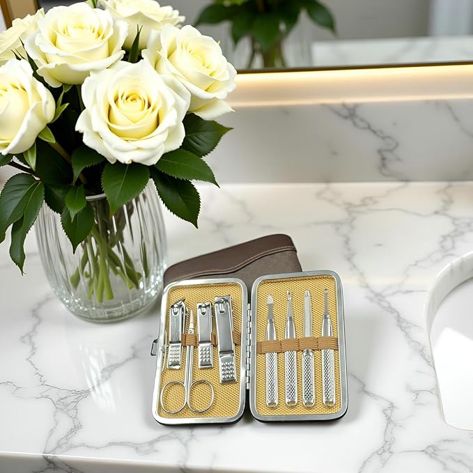 Manicure Set for Men and Women - Men'S Grooming Accessories Kit 评论和价格