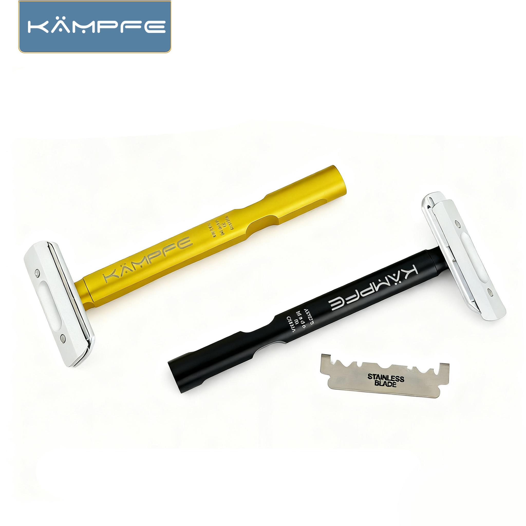 KAMPFE Aluminum CNC Carving Si - Men'S Grooming Blade 评论和价格