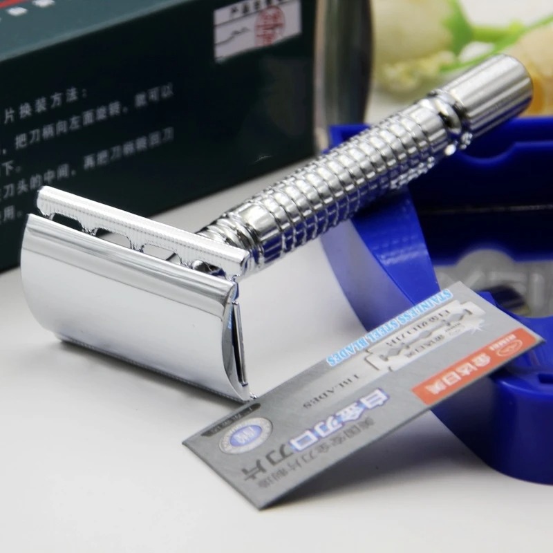 Men's Double Edge Beard Shavin - Men'S Grooming Accessories Kit 评论和价格