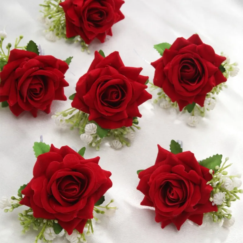 6PCS/set Boutonniere for Men G - Men Grooming Outfit 评论和价格