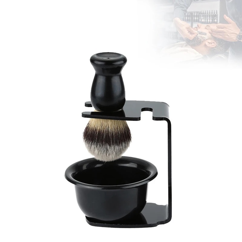 Shaving Brush and Bowl with Ac - Men'S Grooming Accessories Kit 评论和价格