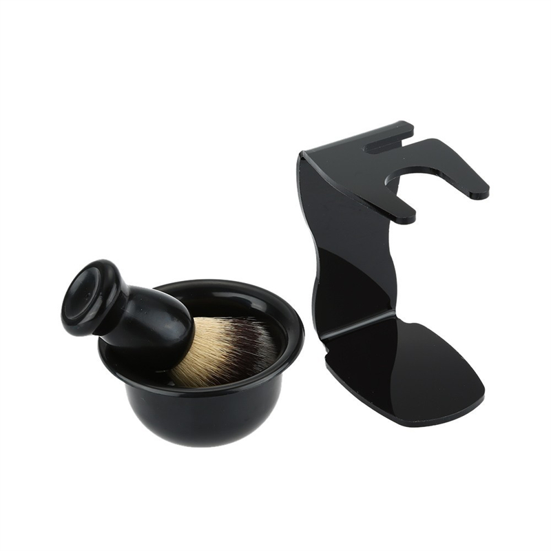 Shaving Brush and Bowl with Ac - Men'S Grooming Accessories Kit 评论和价格