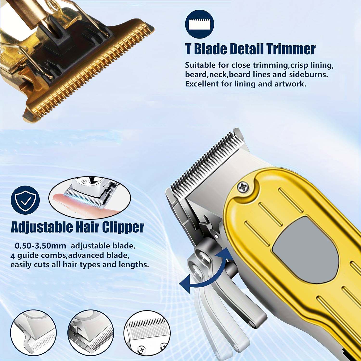 2 in 1 Electric Hair Clipper & - Men'S Grooming Blade 评论和价格