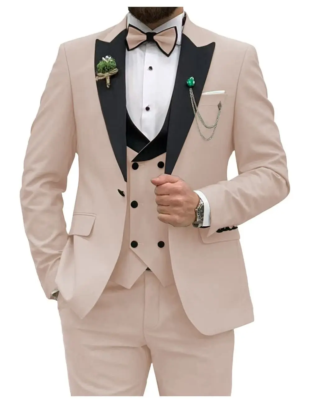Royal blue Men Suits Slim Fit  - Men Grooming Outfit 评论和价格