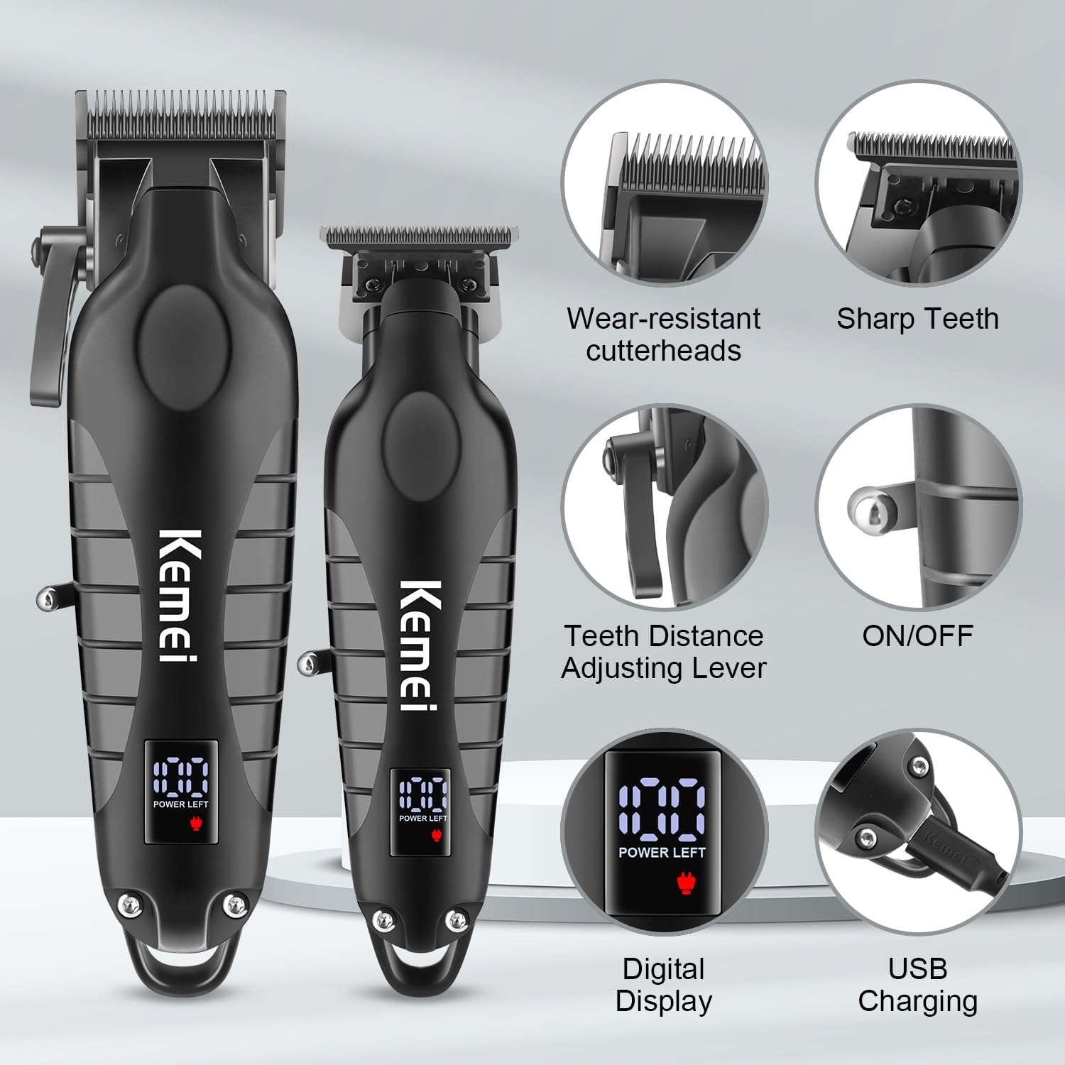 Kemei Hair Clipper Kit for Men - Men'S Grooming Room 评论和价格