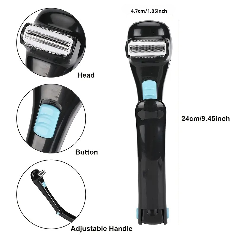 Rechargeable Electric Back Sha - Men'S Grooming Blade 评论和价格